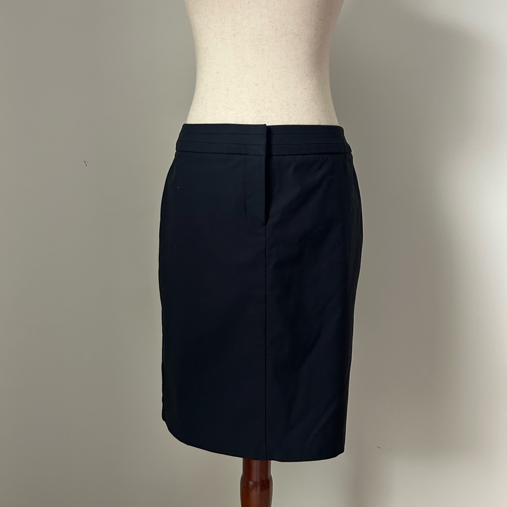 New York & Company Black Pencil Midi Skirt for Work